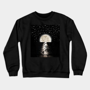 Full moon night Crewneck Sweatshirt